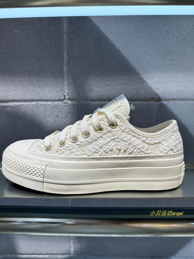 converse匡威女子蕾丝松糕鞋