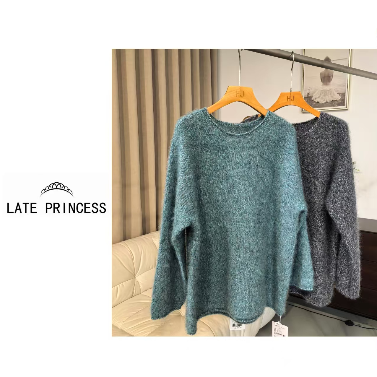LATE PRINCESS【小情歌】冬装新款百搭气质时尚针织