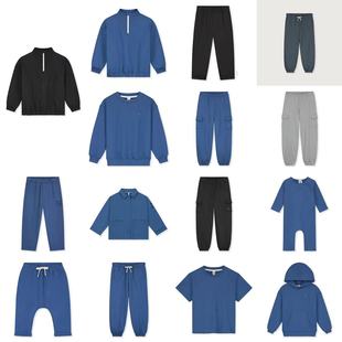 短裤 现货Gray 子T恤长裤 24秋冬儿童运动休闲裤 卫衣爬服 Label童装