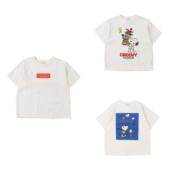 25春夏儿童日系史努比印花T恤短袖 现货Groovy Colors童装 上衣