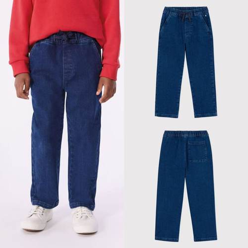 男童长裤休闲牛仔裤简约裤子