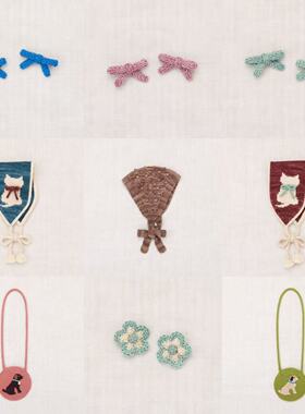 部分现货Misha & Puff童装25秋冬儿童发夹不伤发蝴蝶结发饰配饰