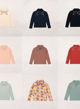 现货Misha & Puff童装25秋冬儿童长袖T恤简约套头衫