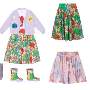 25秋冬女童半身裙长裙A字裙 kid童装 现货Stella mccartheny