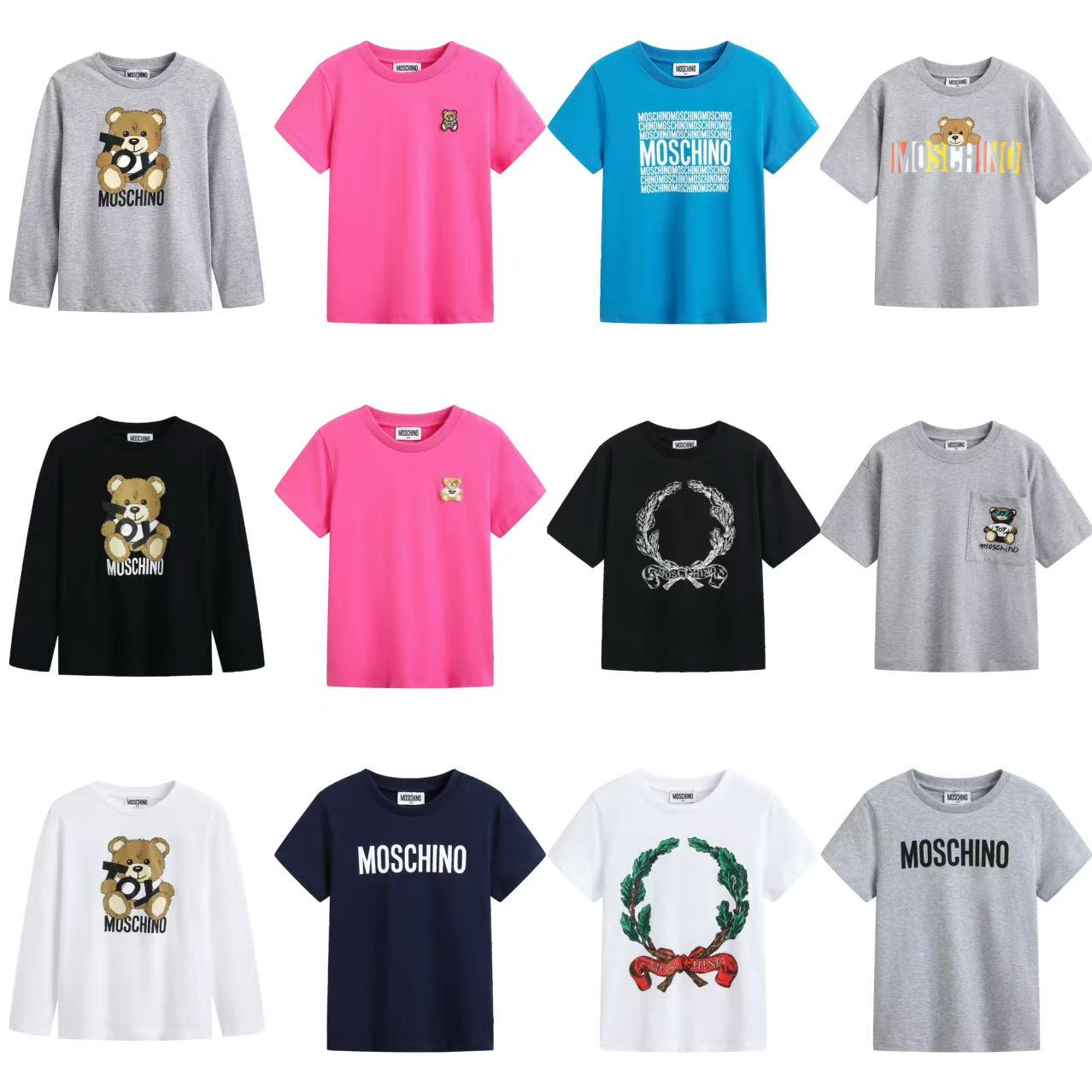 moschinoT恤短袖圆领套头衫卡通