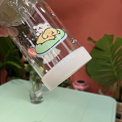 7cm硅胶杯套膳魔师420ml350ml保温杯垫防摔底座学生水壶套