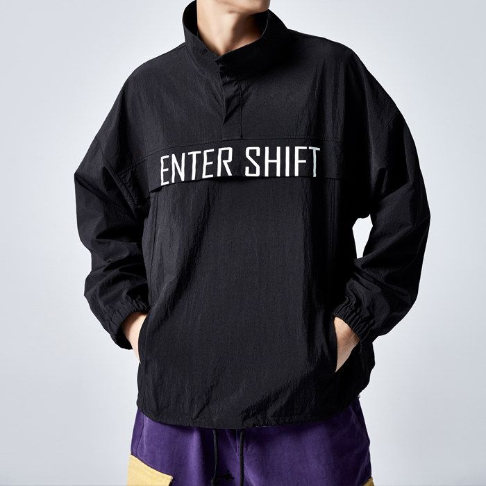 Button Neckline leisure time motion Socket Jacket Elastic Cuff back Embroidery english letter printing jacketin the Men's clothing, Jacket  category - from Buy2taobao.com to provide professional Taobao agent buy service