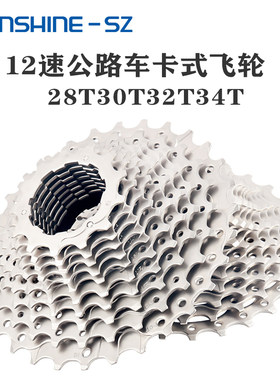 日晖12速公路车卡式后飞轮