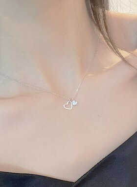 爱心项链小众设计气质百搭