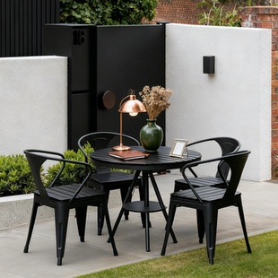 户外桌椅天台庭院露天小户型阳台休闲喝茶桌椅子网红组合防水防晒