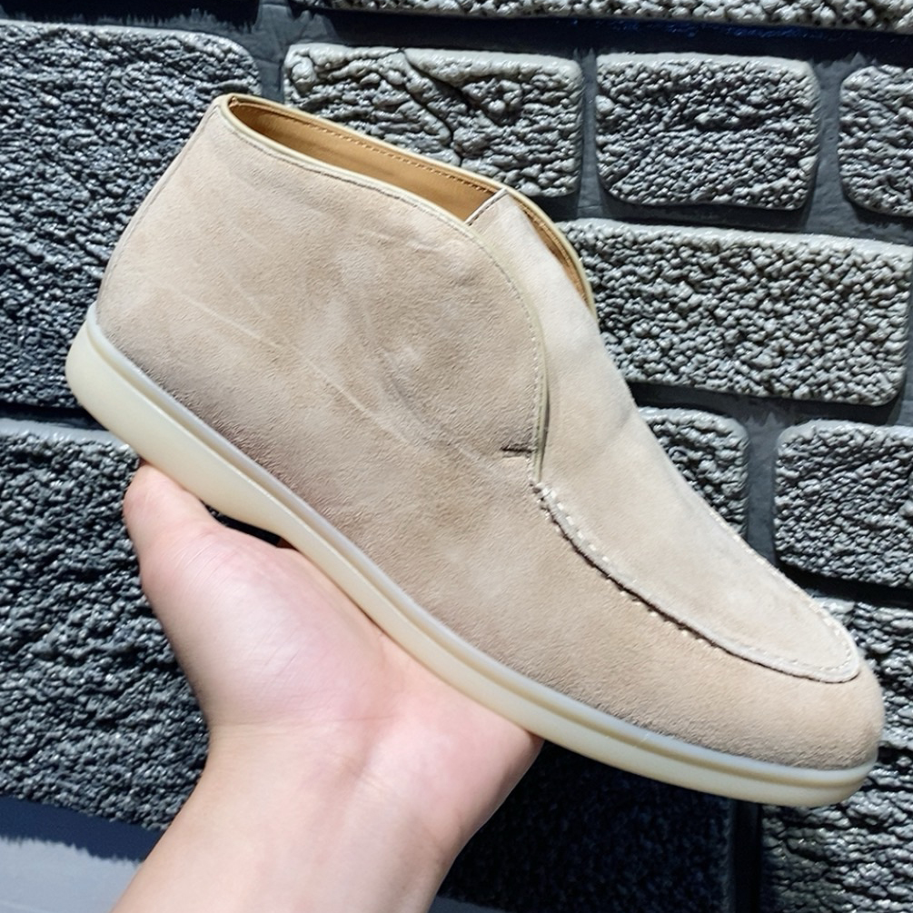 牛皮垫脚内里羊猄皮橡胶耐磨鞋底