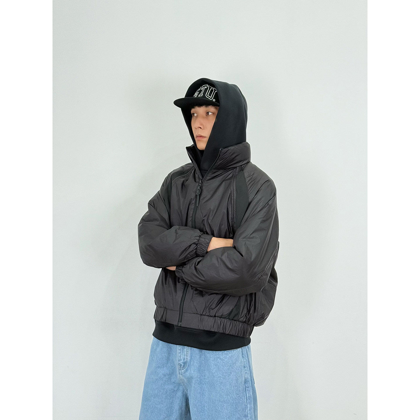 户外轻薄防风棉服薄棉外套