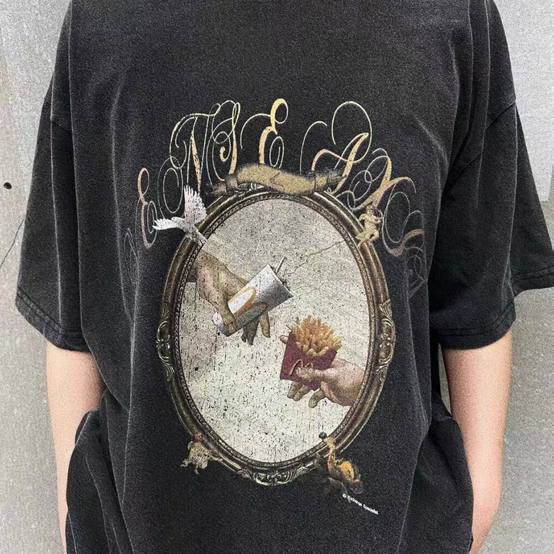 SenseAxis麦当劳恶搞创世纪短袖