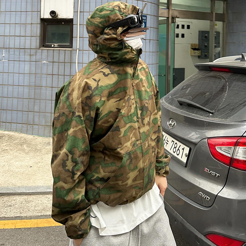 NONNOD迷彩冲锋衣夹克外套