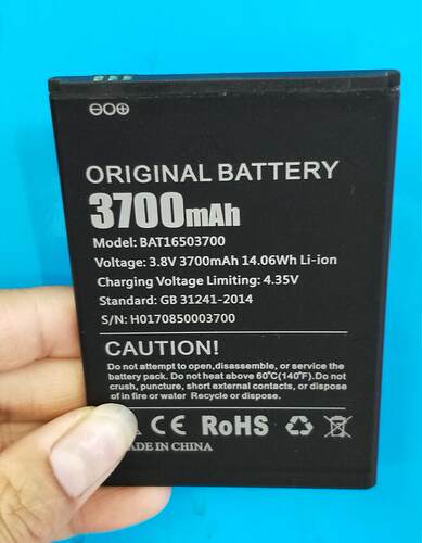 道格 DOOGEE X7 X7 PRO BAT16503700 手机电池 电板 座充