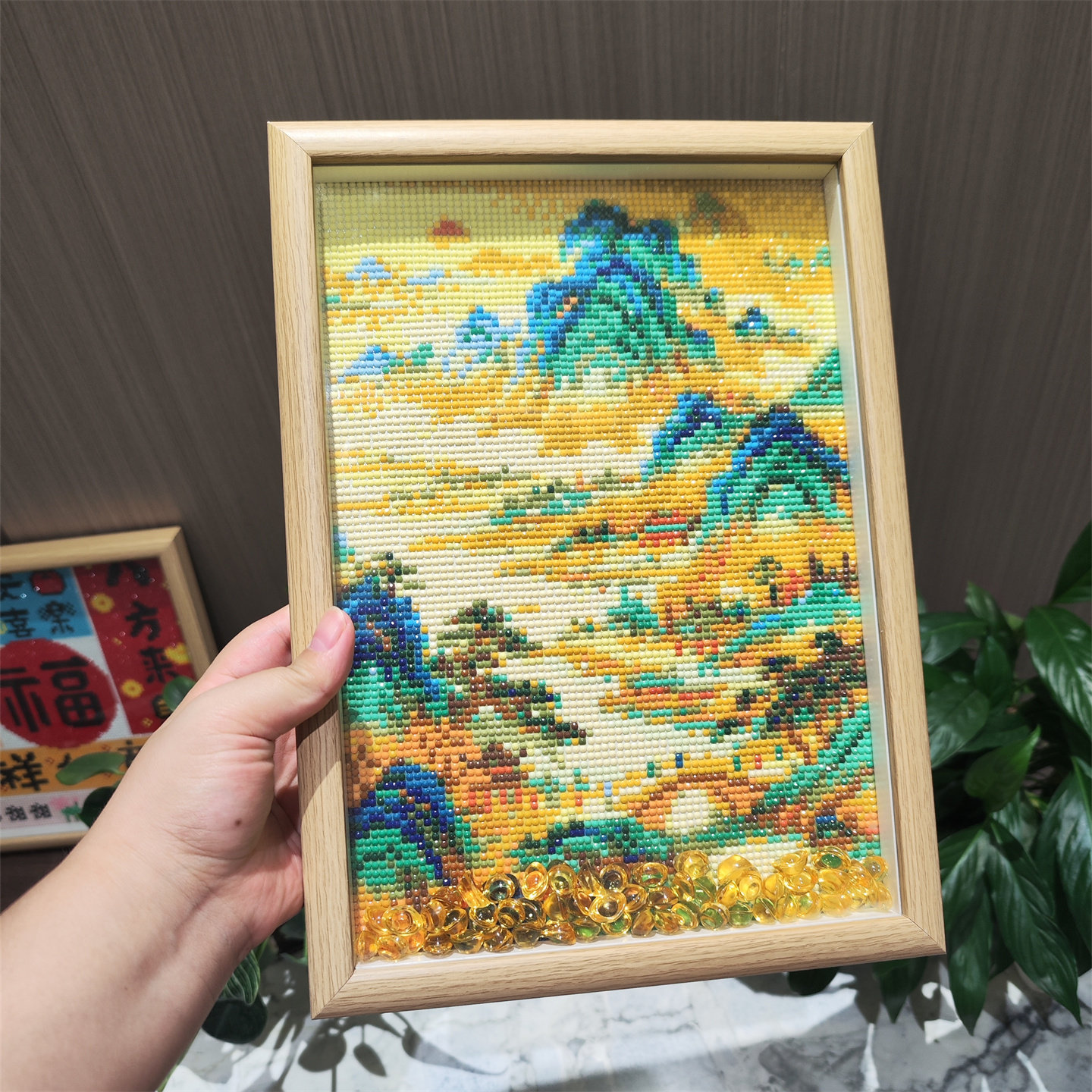 锦绣山河【送画框】中式山水风景钻石画喜庆2026新款手工贴钻石绣
