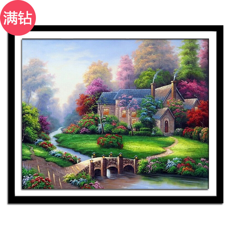 点恋坊田园风景钻石画