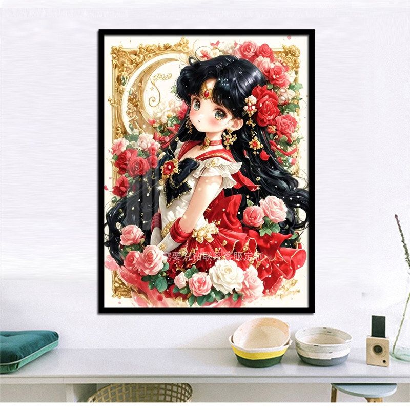 美少年战士女孩钻石画