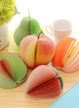 创意个性文具 纸 便签本 水果便利贴工厂便签本/便条纸/N次贴Ody