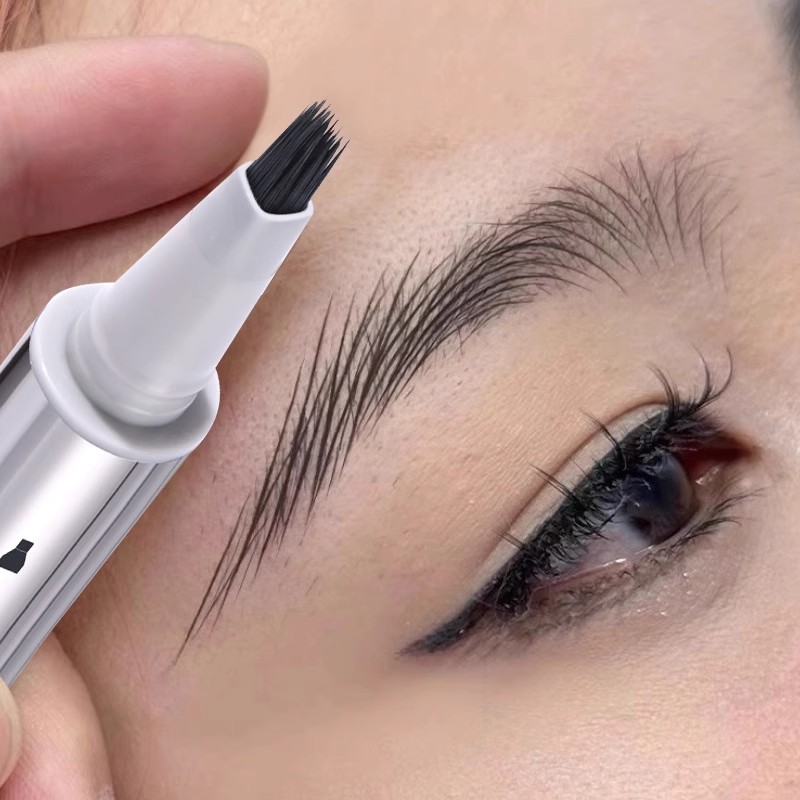 【根根分明野生眉】多叉毛绒水眉笔女持久防水防汗不晕染发际线笔