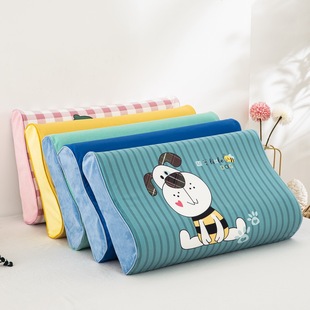 儿童水晶绒乳胶枕套44x27记忆枕头枕套单个50x30学生枕芯套冬季套