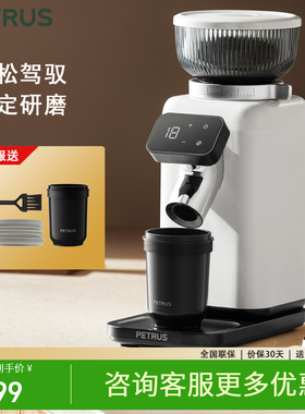 柏翠家用电动磨豆机现磨意式小型意式咖啡机直落粉PE3788