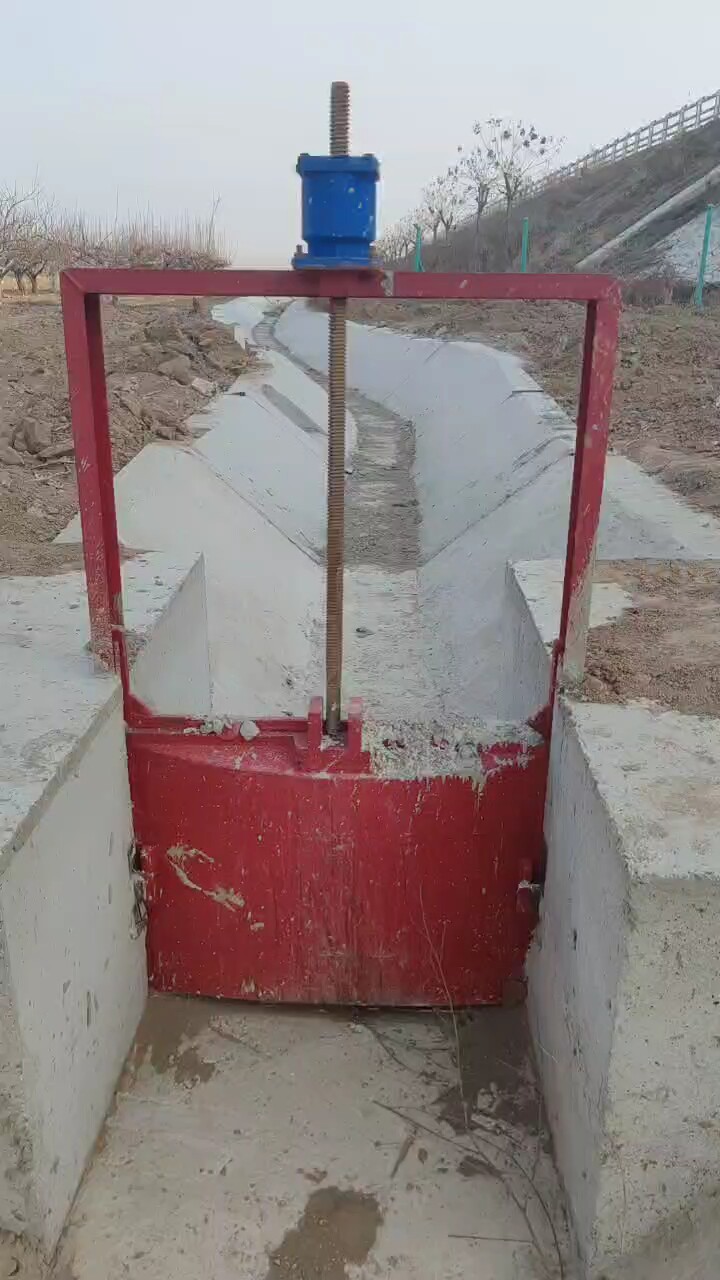铸铁镶铜双向止水灌溉平板闸门