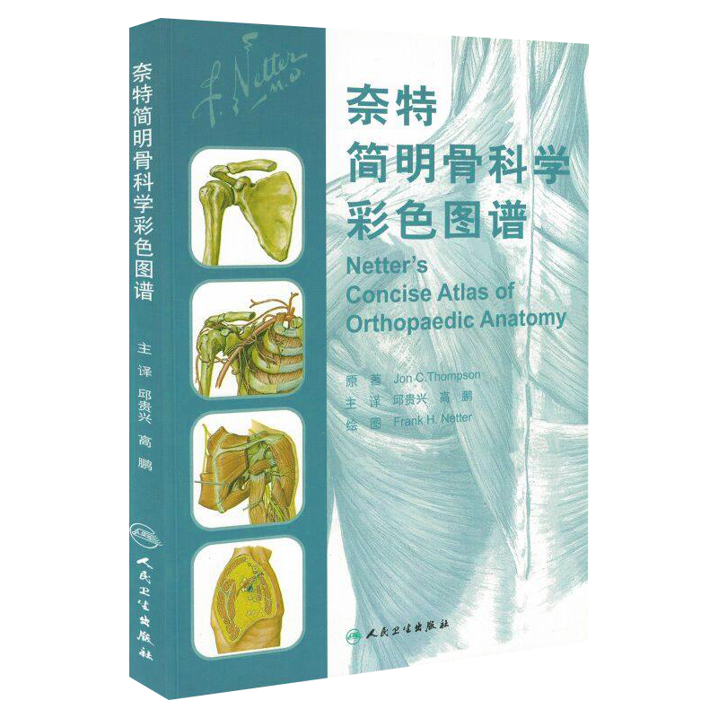 正版 奈特简明骨科学彩色图谱 邱贵兴 高鹏主译 医技学 医学图谱 骨科学 解剖学图谱 奈特人体解剖彩色图谱参考书 人民卫生出版社