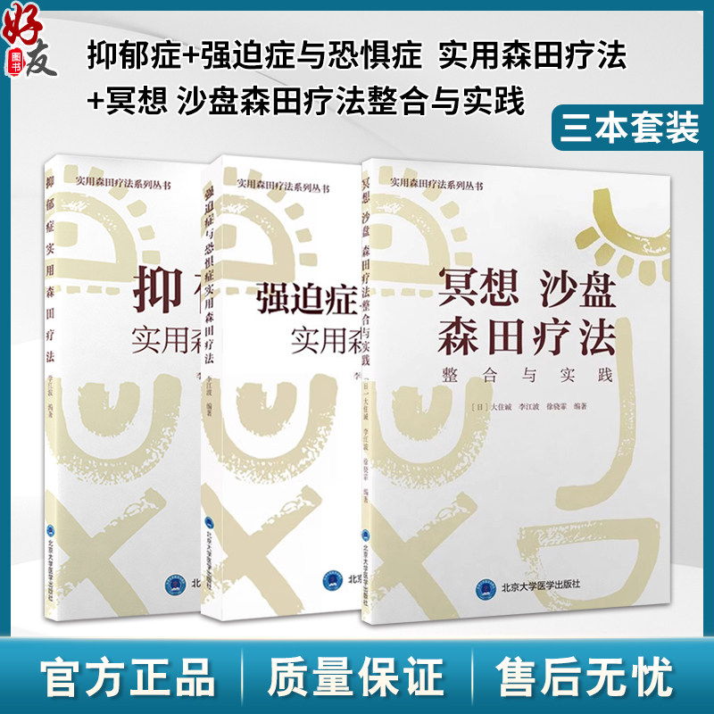 全3册 强迫症与恐惧症实用森田疗法 森田疗法实践丛书+抑郁症实用森田疗法+冥想沙盘森田疗法整合与实践 供心理咨询师 心理治疗师
