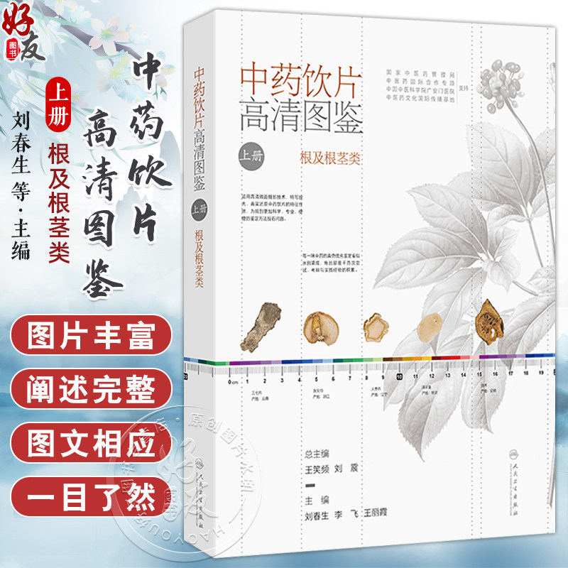 中药饮片高清图鉴上册 根及根茎类 刘春生 李飞 王丽霞 中药饮片采收加工炮制方法功能主治用法用量 人民卫生出版社9787117353052