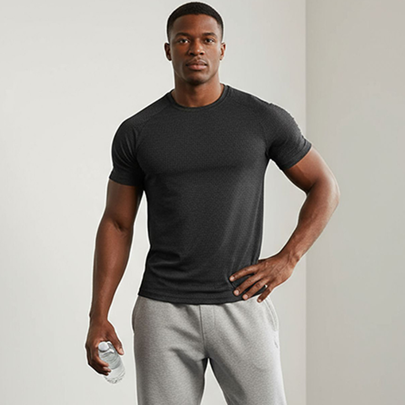 MCPW 男士速干健身短袖阳离子超轻透气运动圆领夏季T恤训练衣服男