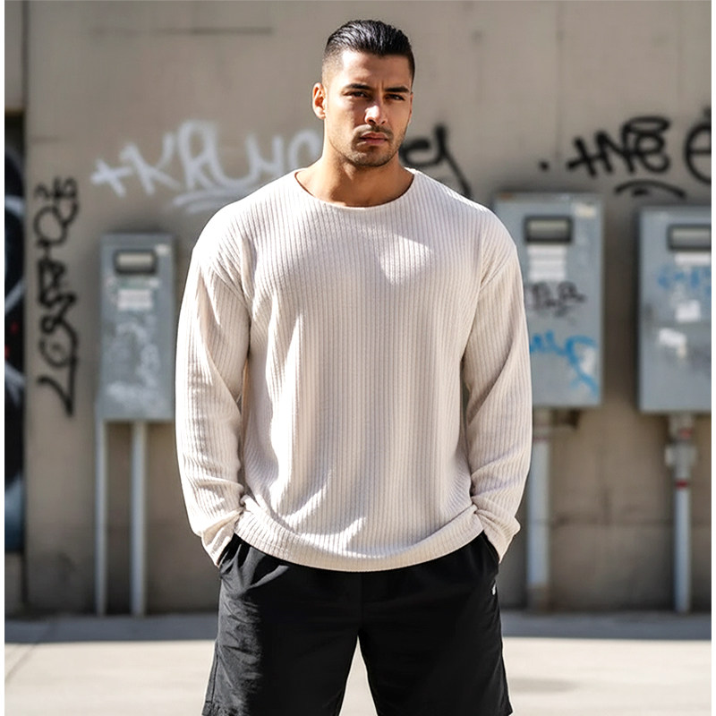 MCPW 秋季健身长袖男运动训练宽松高街百搭T恤休闲美式打底衫潮牌,运动服/休闲服装,运动T恤,淘宝优惠券,粉丝福利购,淘宝优惠卷