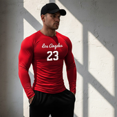 MCPW 高弹健身上衣 速干紧身训练服美式 运动透气t恤长袖 户外打底衫