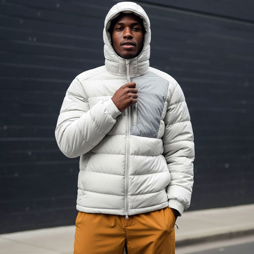 MCPW 防泼水轻便连帽羽绒服冬季保暖百搭情侣可收纳羽绒外套男