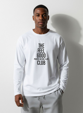 MCPW 健身长袖T恤男圆领运动宽松训练衣服美式潮牌打底衫250830B