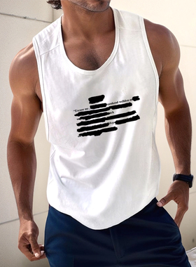 MCPW 坎肩夏季背心男健身上衣运动休闲马甲无袖t恤透气250315A