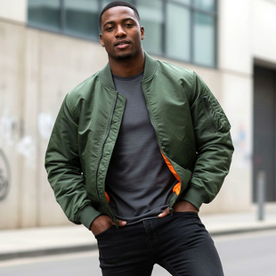 飞行服休闲运动 美式 MCPW 秋冬空军ma1飞行员夹克男机车外套军装