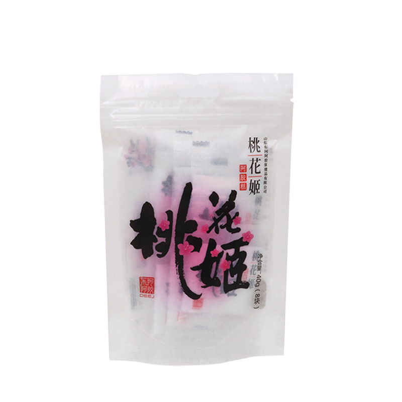 新货东阿阿胶专柜正品桃花姬阿胶糕40g袋装即食滋补阿胶片