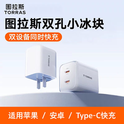 图拉斯67w小冰块充电器