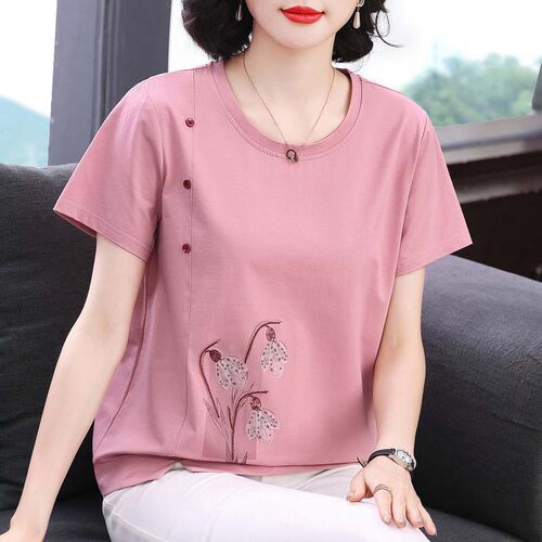 不起球不褪色不缩水宽松减龄上衣