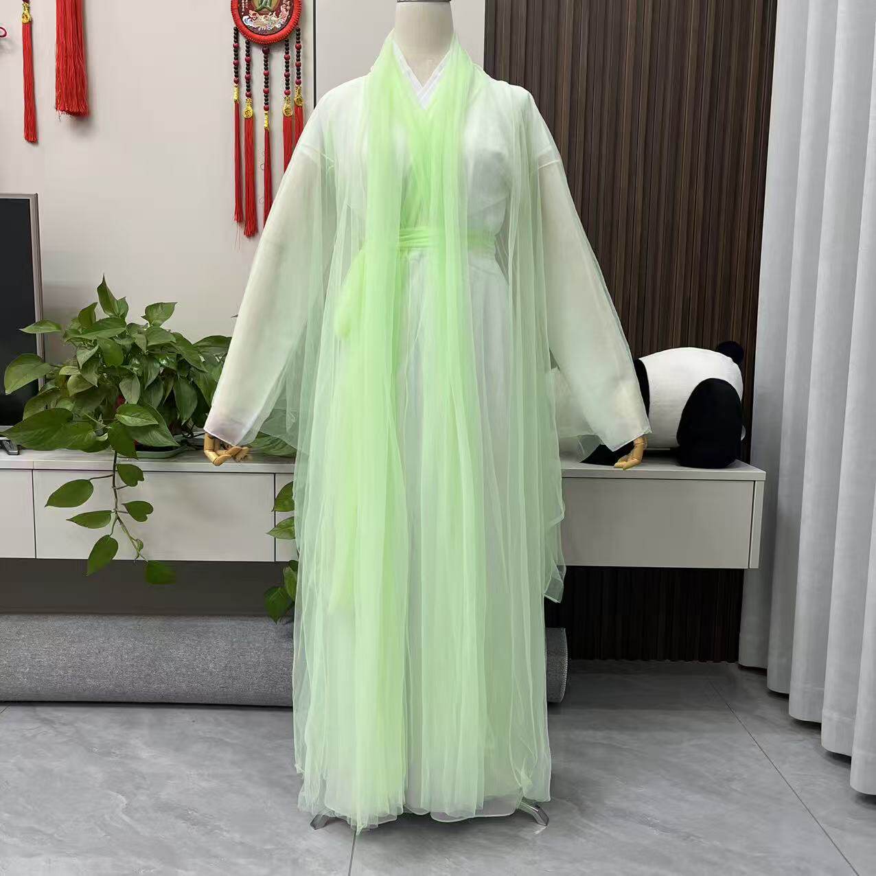 三生三世白浅仙女长裙汉服舞台装