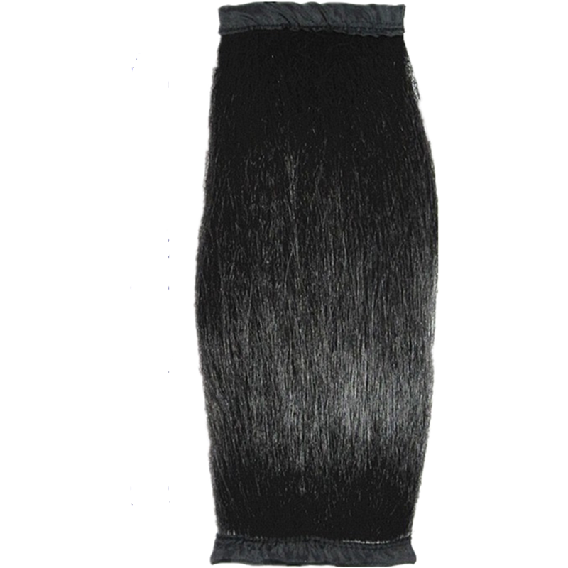 古装假发双头直发丝发排黑色影楼舞台戏剧造型汉服高温丝