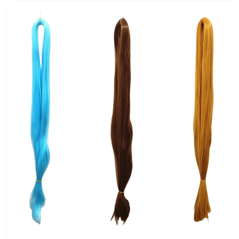 手织发料古装假发直发丝