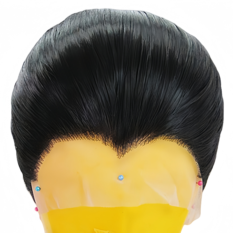 手勾刘海前片黑色小生古装假发