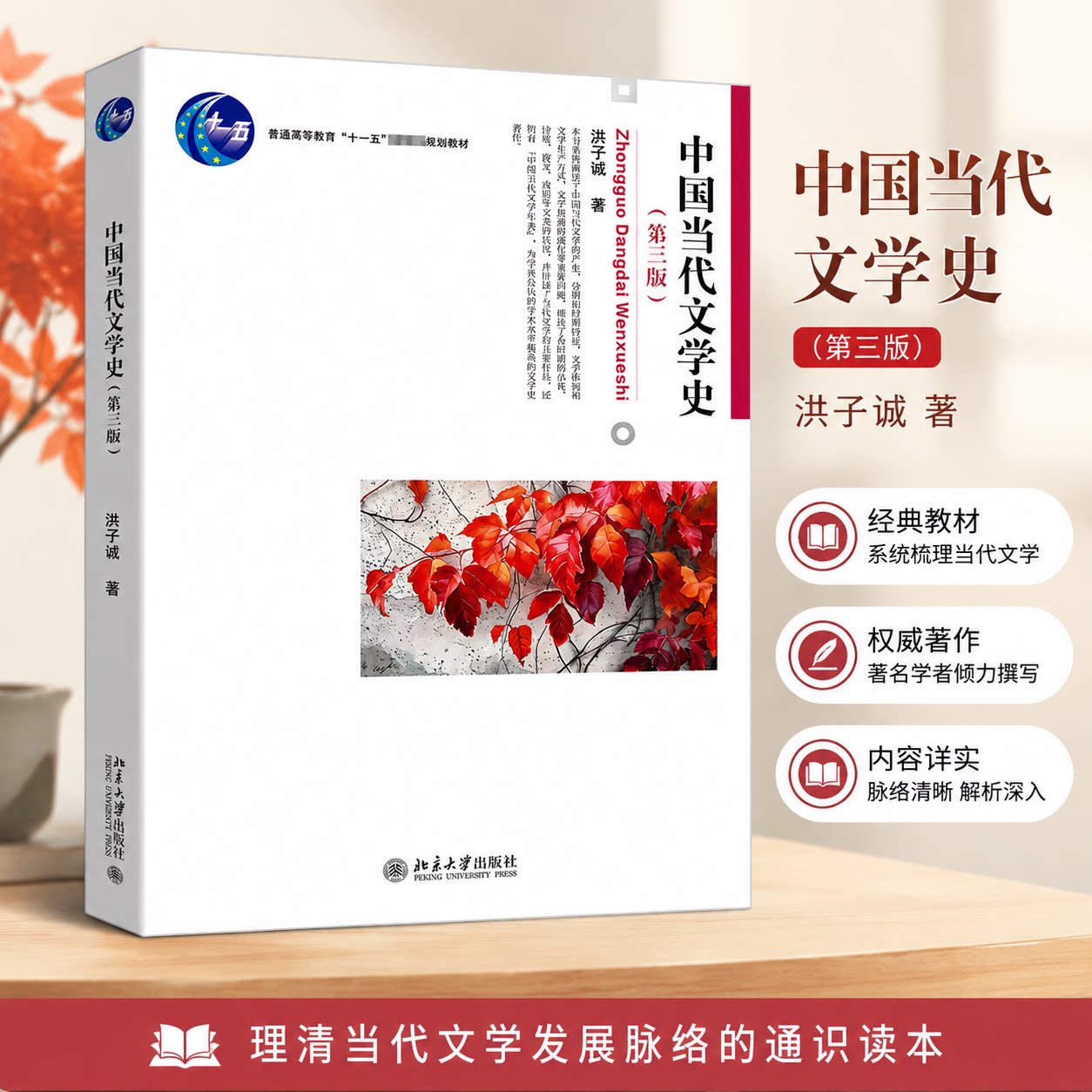 中国当代文学史 第3版洪子诚 中国当代文学史大学教材教科书 中国当代文学的产生文学体制文学思潮演化