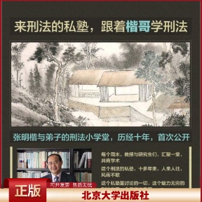 刑法的私塾 张明楷与弟子 刑法入门读物 刑法小学堂 刑法世界 刑法私塾 精选刑事司法疑难案例实录合集 刑罚论