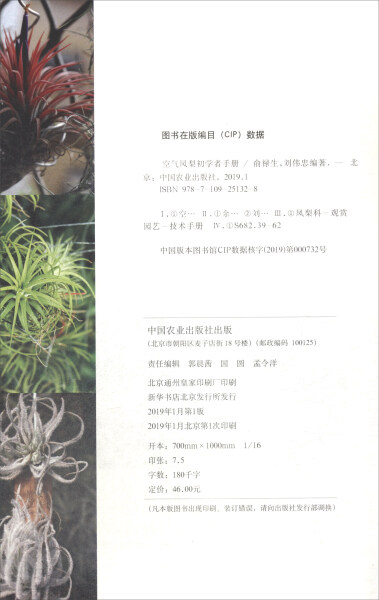 正版图书 扫码看视频·轻松学技术丛书：空气凤梨初学者手册中国农业无使用感如何?