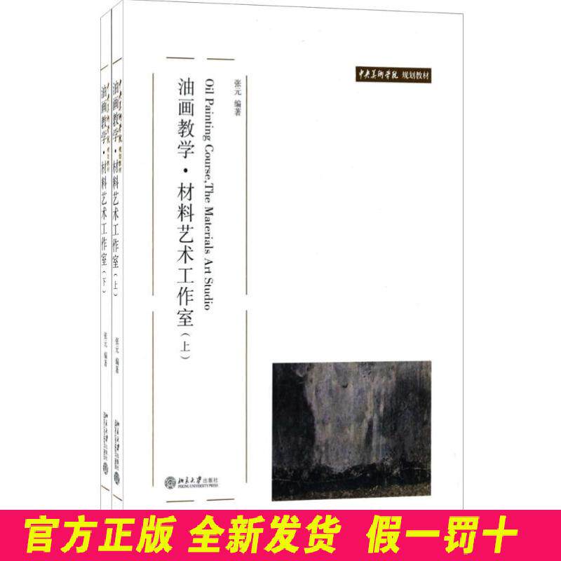 油画教学（材料艺术工作室） 张元 北京大学出版社 9787301122396