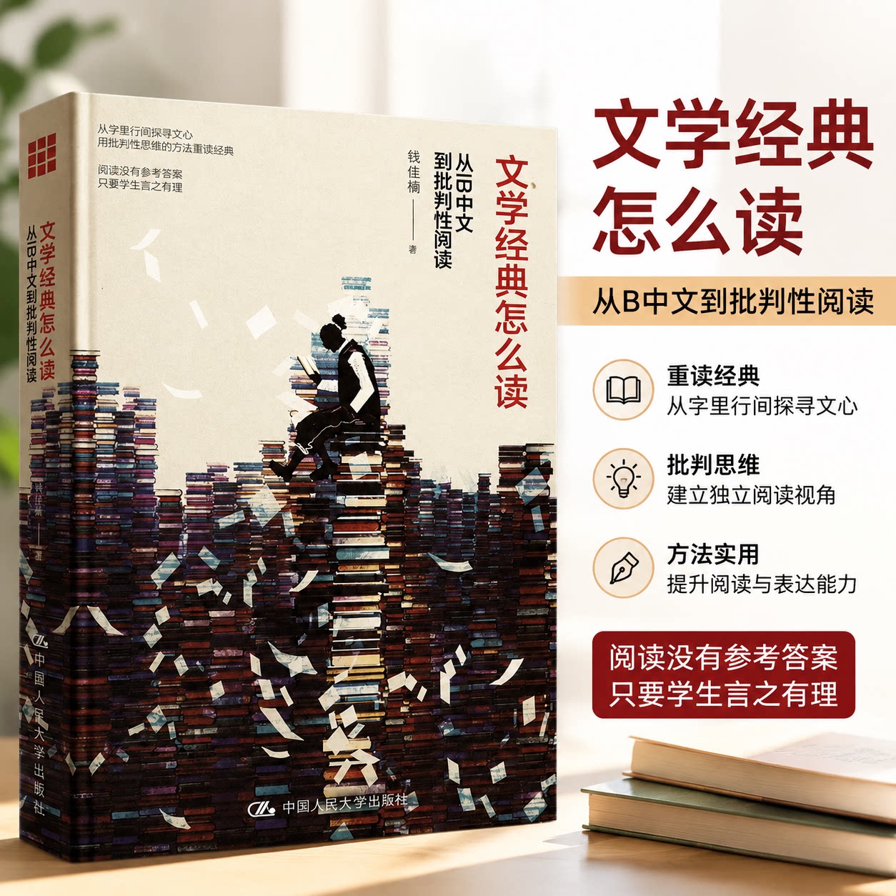 正版 文学经典怎么读 从IB中文到批判 阅读钱佳楠9787300259475中国人民大学出版社有限公司