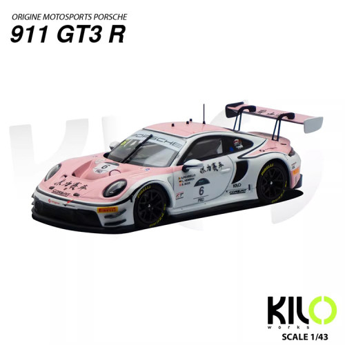 Kiloworks 1:43 保时捷911 GT3R原力车队GTWCA 2025 6号合金车模